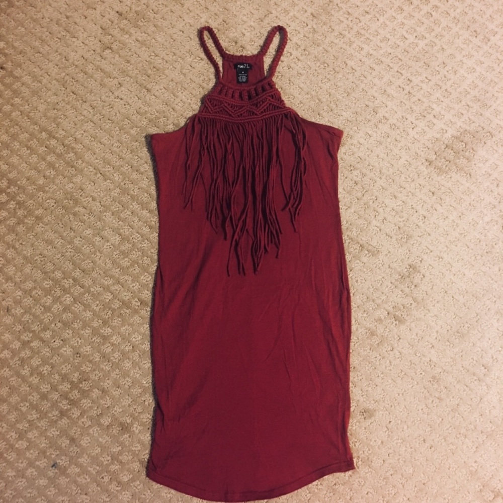 Maroon Dress